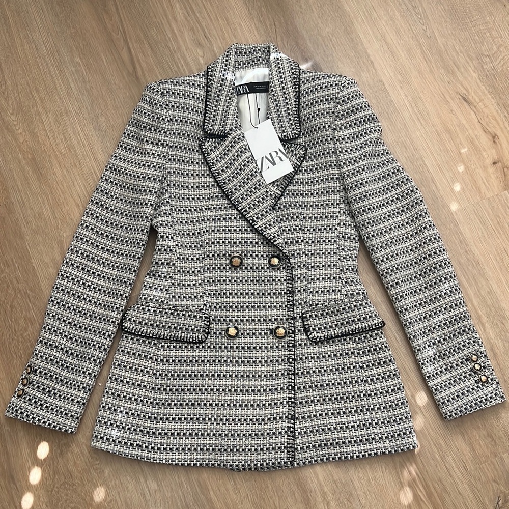 Zara tweed blazer